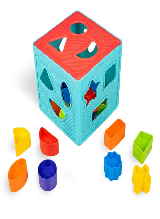 Space Enterprises Shape Sorter Cube Senior with 18 Colourful Shapes | Learning & Educational for Kids & Toddlers (Multi Colors) - Image 1