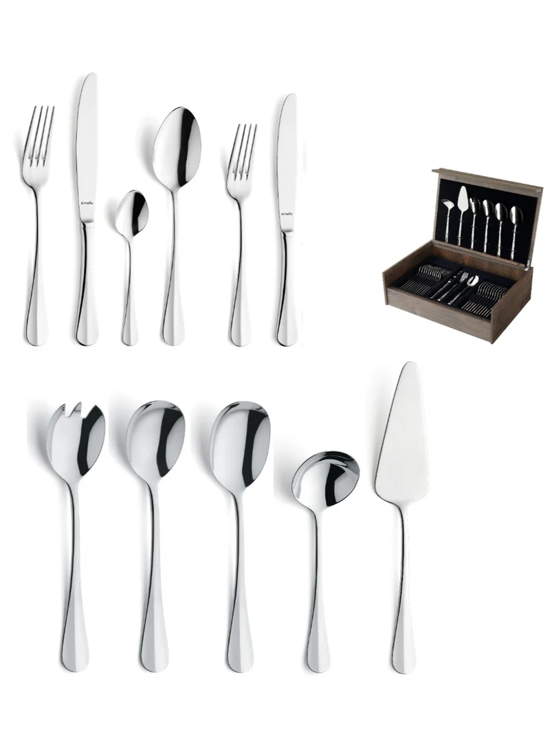 Amefa Baguette 8440 - 78 pcs Set In Wooden Canteen