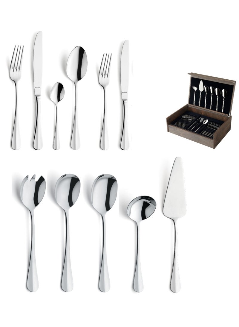 Amefa Baguette 8440 - 78 pcs Set In Wooden Canteen  - Image 1