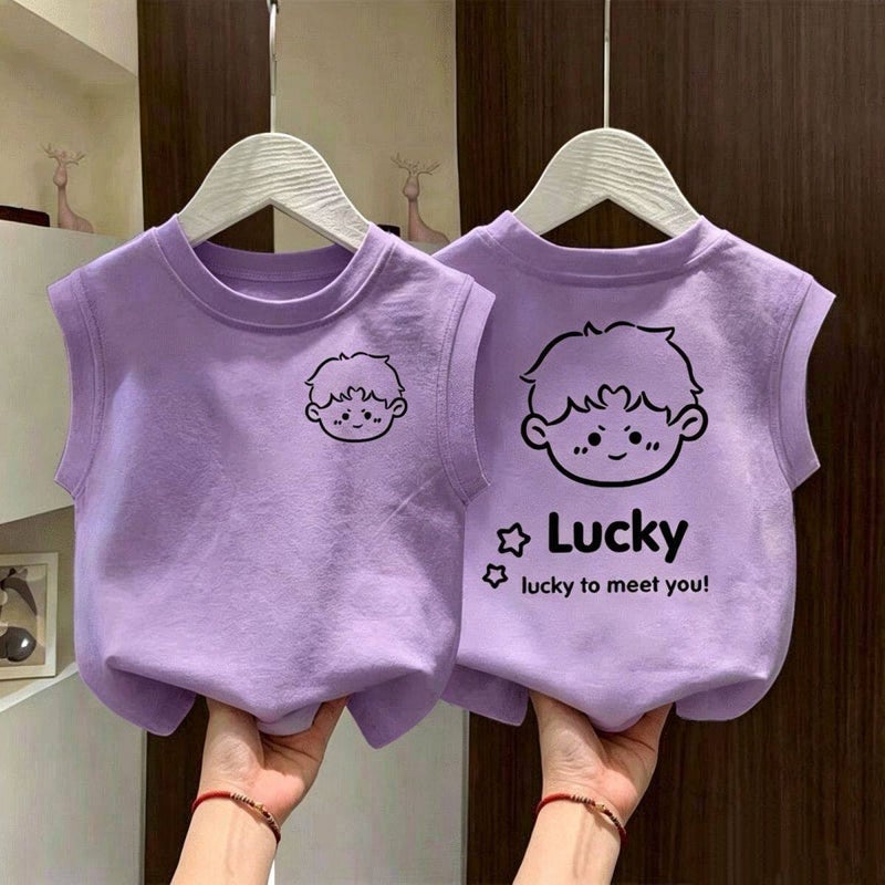 Boys' Sleeveless Polyester Vest - Image 1