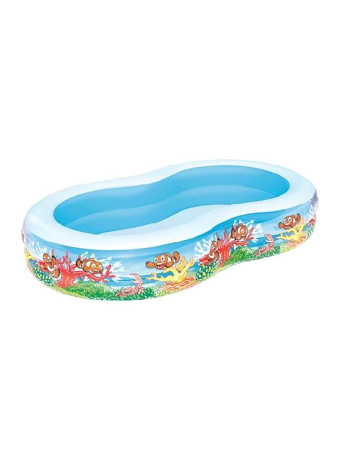 بست واي حوض سباحة قابل للنفخ بطبعة كائنات بحرية طراز 54118 - Image 1