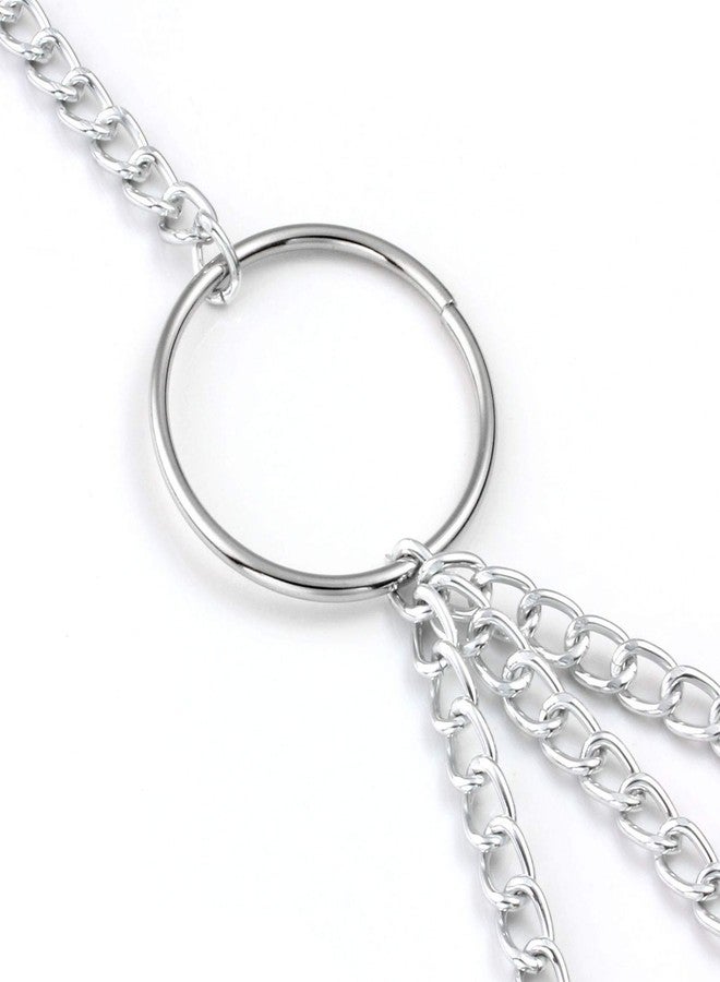 Milakoo Multilayer Alloy Waist Belt Chain Belly Chain Adjustable Body Harness for Jeans Dresses - Image 3