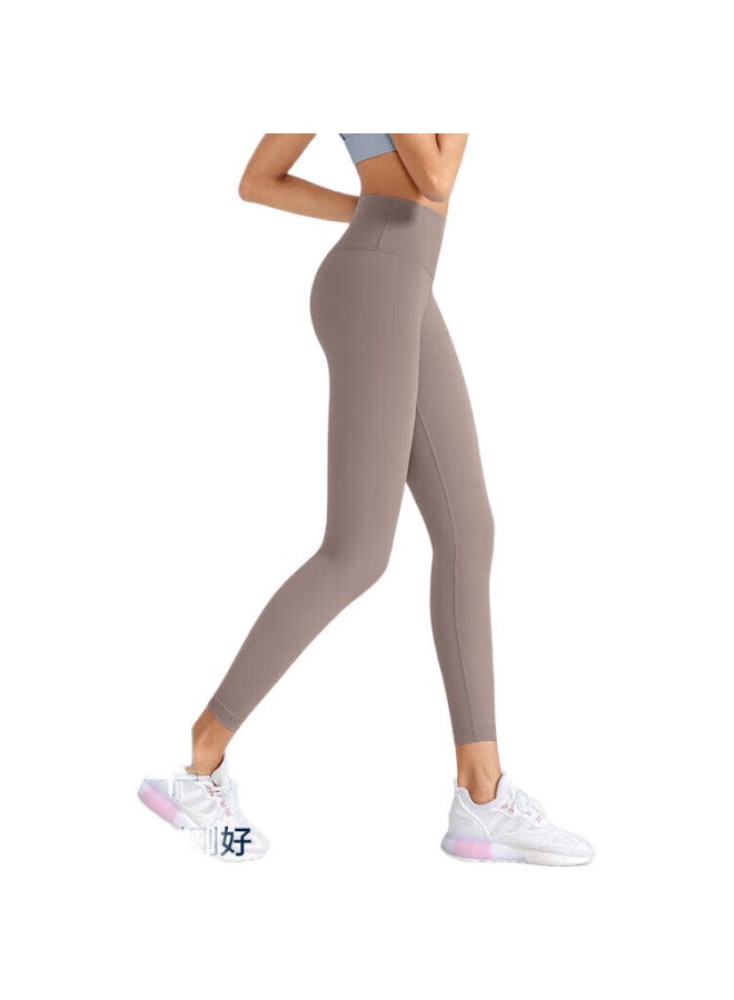 VFU Xiao Nuo Dan 2.0 Yoga Pants For Women, Outdoor Sports Fitness Pants, Running Yoga Wear, Tight-Fitting Pants, Milk Coffee Color, Xl - Image 3