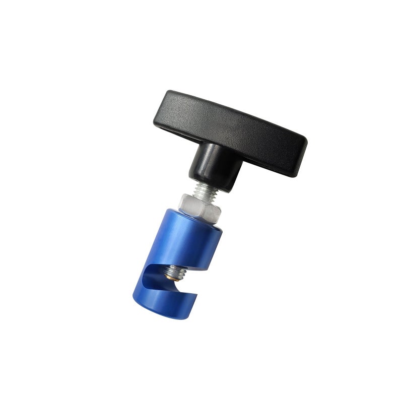 Universal Hood Trunk Lift Support Clamp: Blue & Black Anodized Aluminum Plastic - Safely Fixing Vehicle Hoods Trunks, Anti-Slipping for Vehicle Maintenance - Image 2