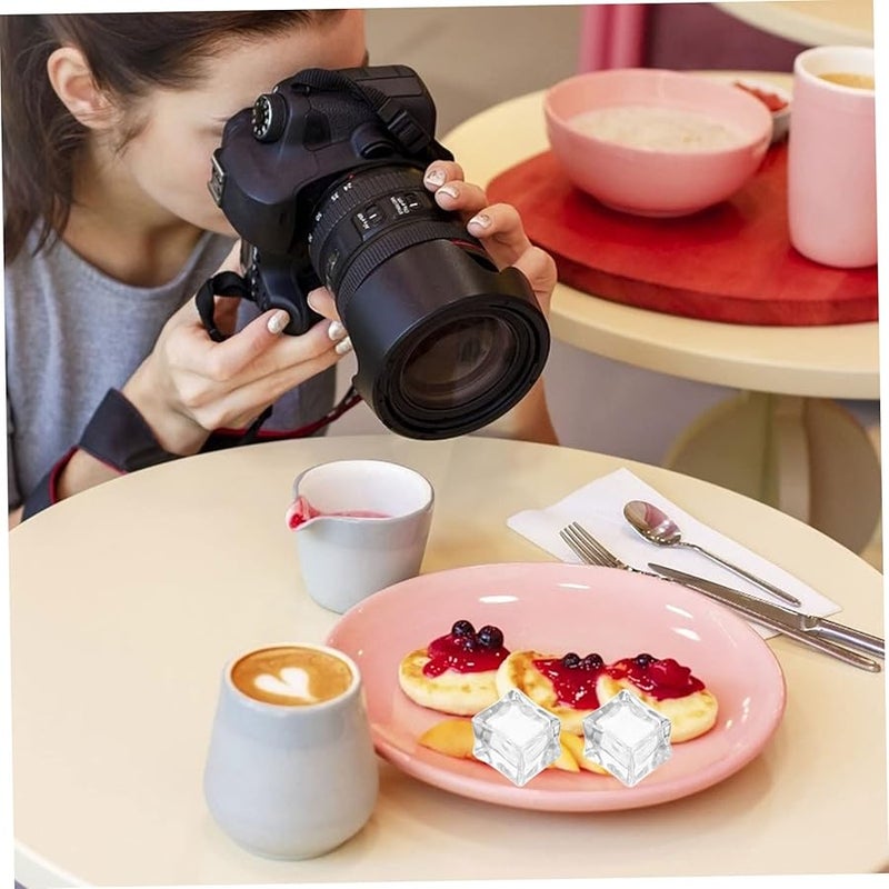 Alipis 96 Pcs Realistic Fake Ice Rocks For Home Bar Decoration Photography Events And Fish Tank Decor 2 Pack - Image 4