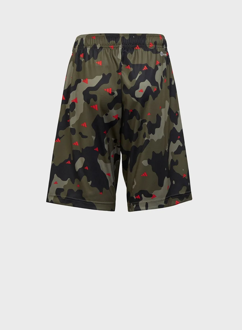 Adidas Kids Train Essential Aeroready Aop Shorts