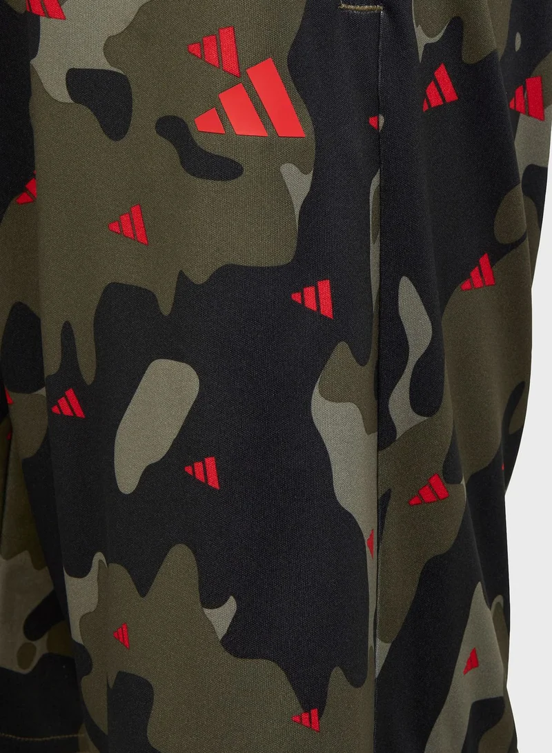 Adidas Kids Train Essential Aeroready Aop Shorts