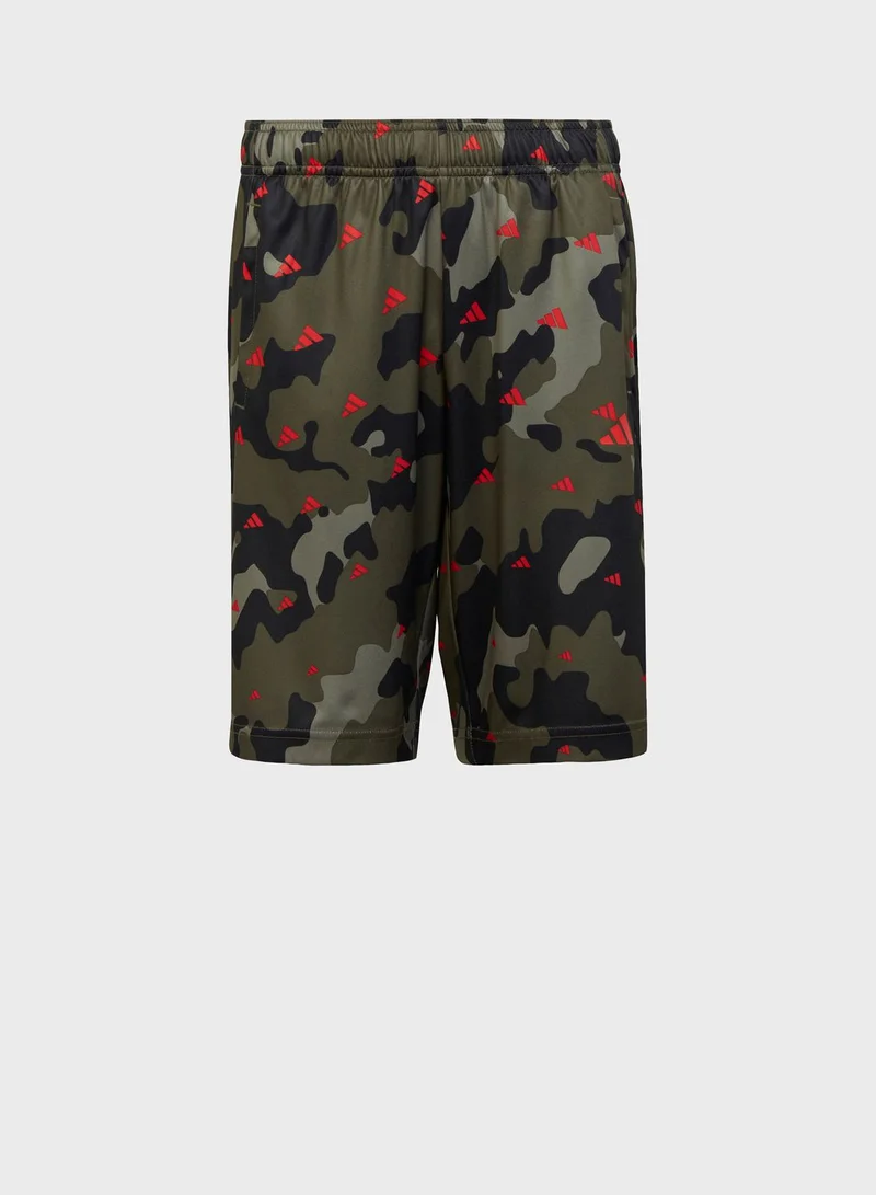 Adidas Kids Train Essential Aeroready Aop Shorts