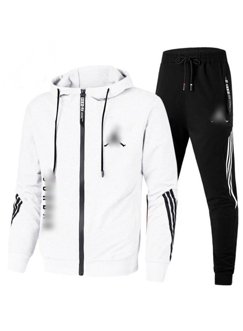 KUYING Men's Loose Sportswear And Sports Pants Two-Piece Set  - Image 1