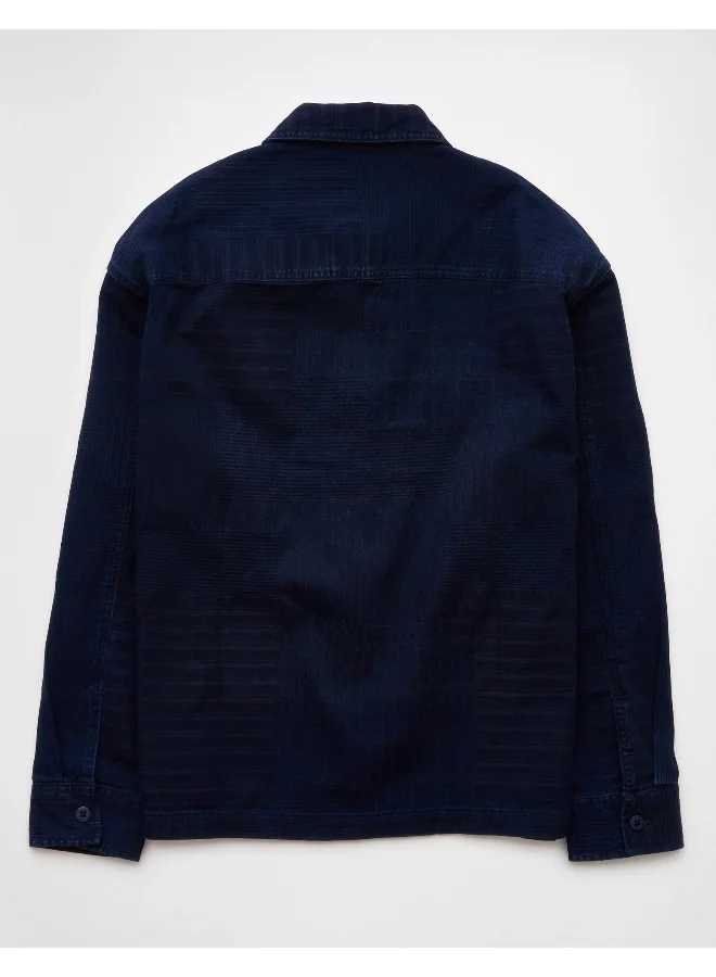 American Eagle AE Jacquard Shirt Jacket