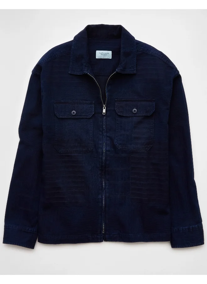 American Eagle AE Jacquard Shirt Jacket