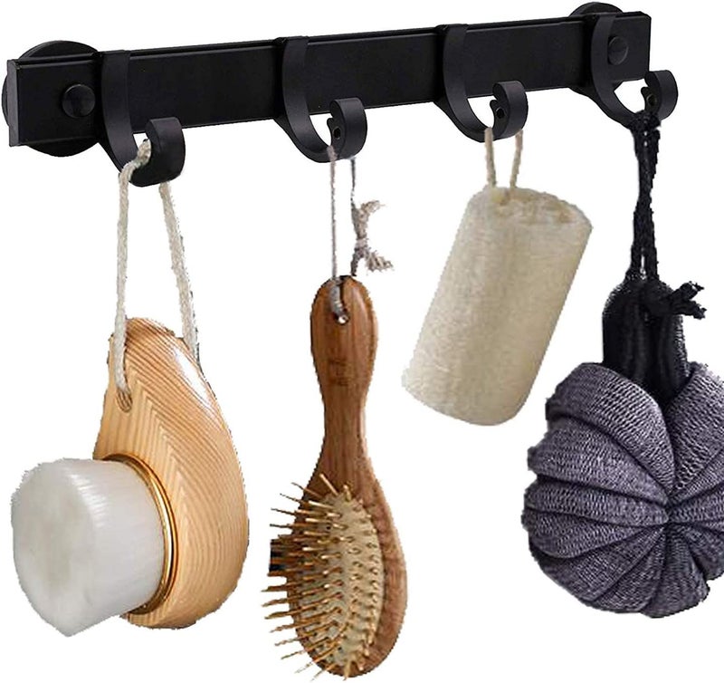 Auxphome Magnetic Bbq Tool Rack Universal Fridge Organizer Grill Cutlery Holder Towel Hanger - 4 Adjustable Rail Hooks Storage For Hanging Kitchen Utensils Tongs Oven Mitt Whisks Hand Towel Etc. - Image 1