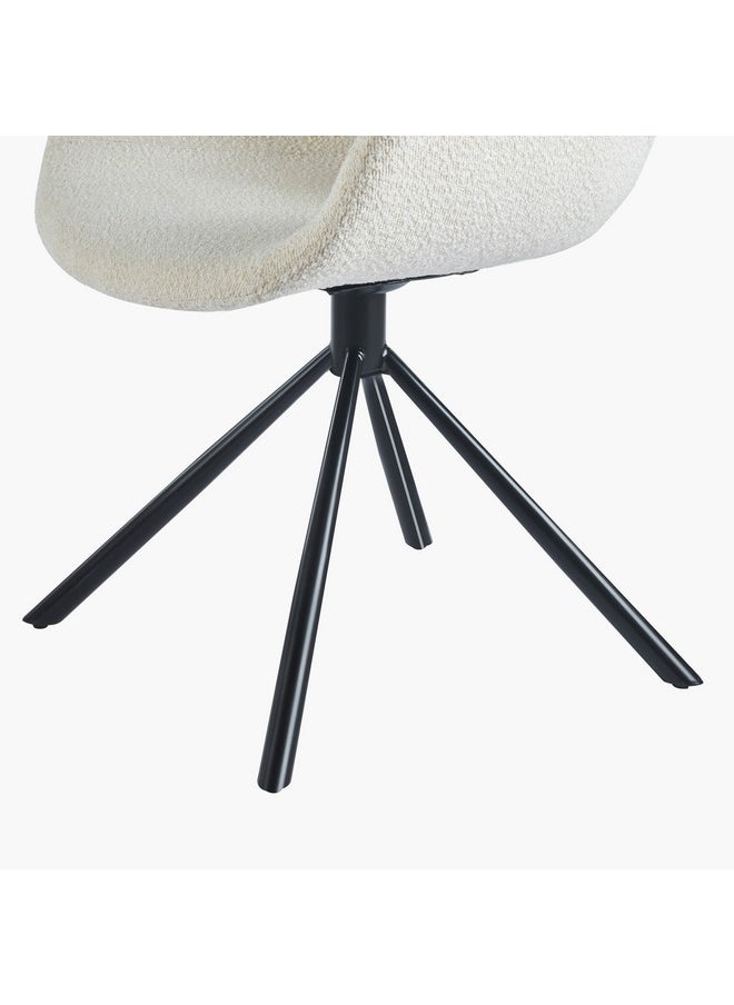 Home Box Cocoon Dolce Swivel Dining Chair 79 x 59 x 58 cm  - Image 4