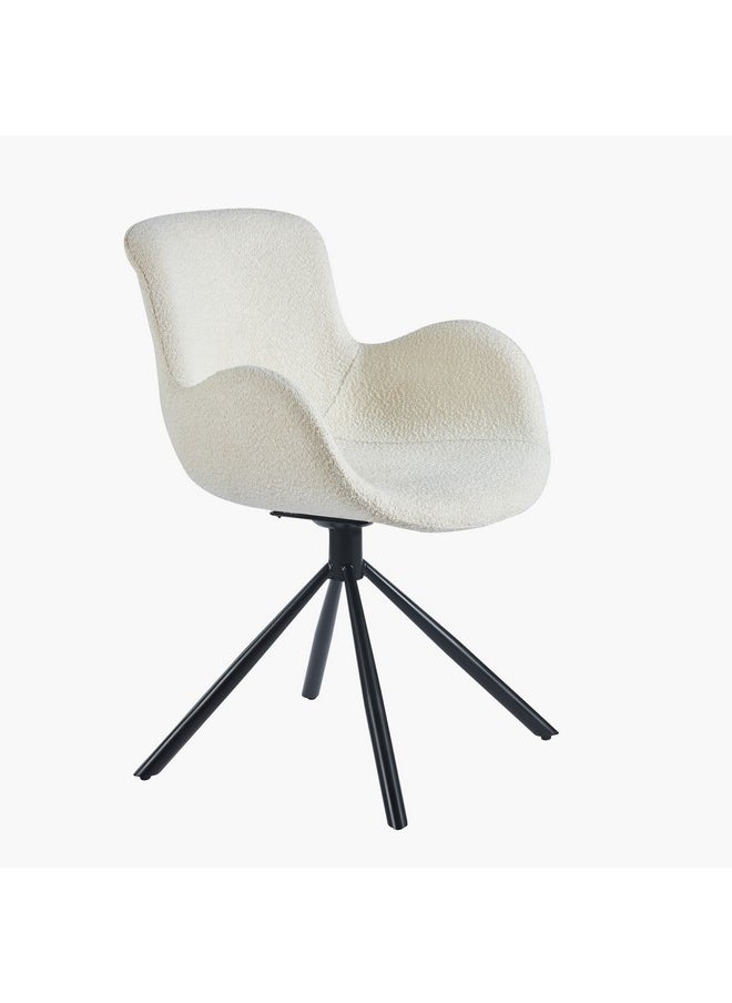 Home Box Cocoon Dolce Swivel Dining Chair 79 x 59 x 58 cm  - Image 3