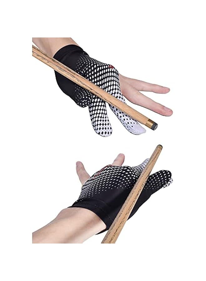 قفاز البلياردو - قفاز رياضي ذو breathable 3 أصابع، مرن للغاية يناسب اليد اليسرى أو اليمنى - Image 5