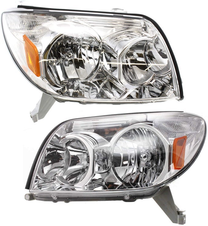 Garagepro Headlight Assembly Driver Passenger Side For Toyota 4Runner Limited Sport Sr5 20032005 Halogen Without Bulbs Headlights Assembly Replaces 8117035400 8113035420