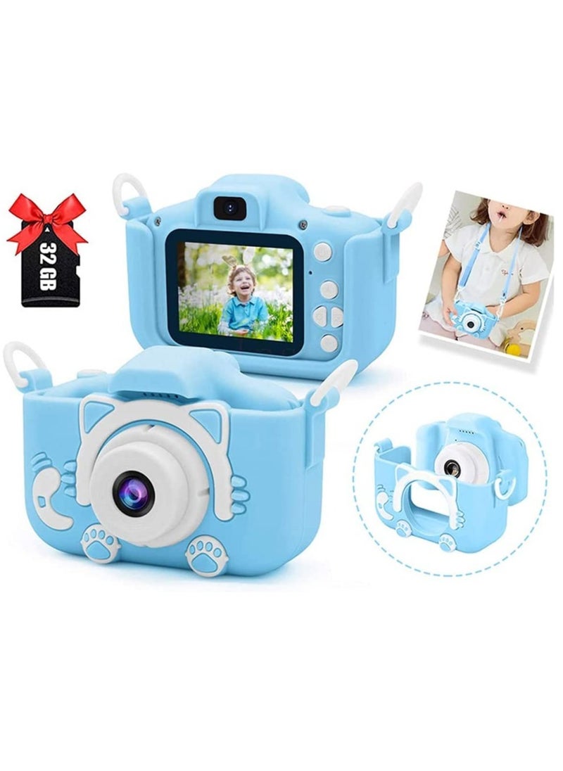 ELTRAZONE - Kids Toy Digital Camera, 2021 Upgrade 1080P Dual Camera 2.0 Inches Screen 20MP HD Video Camcorder with [ 32 GB Memory Card ] Gifts for Child Boys Girls, Best Birthday Gift Games Toy - Image 1