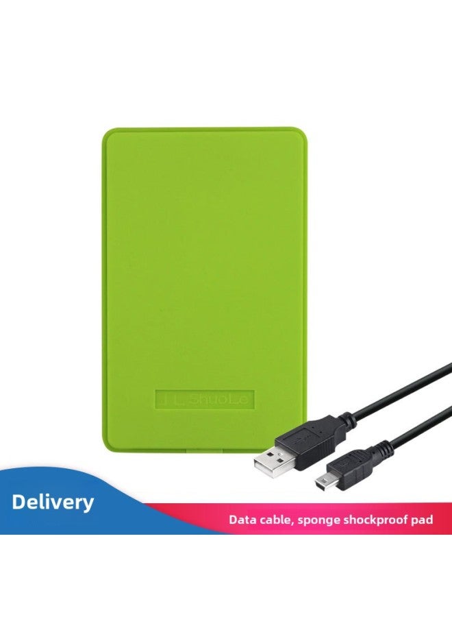 Hard Disk Box Shenzhen 2.5-inch Tool-free Installation USB2.0 Serial SATA External Mobile Hard Disk Box-Color:U25Q7 Green - Image 1