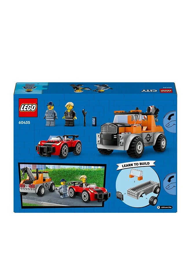 ليغو لعبة شاحنة الجرّ وإصلاح السيارة الرياضية 60435 من LEGO® City