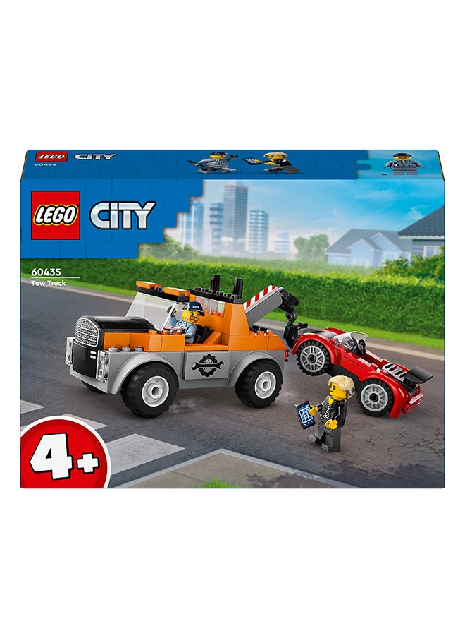 LEGO مجموعة لعبة اسعاف المدينة وشاحنة قلاب و سيارة رياضية لإصلاح الاطفال من عمر 4 سنوات فما فوق، هدية عيد ميلاد للأطفال، 2 شخصية صغيرة مع ملحقات تتضمن زراعة قوقعة 60435 (101 قطعة)  - Image 2