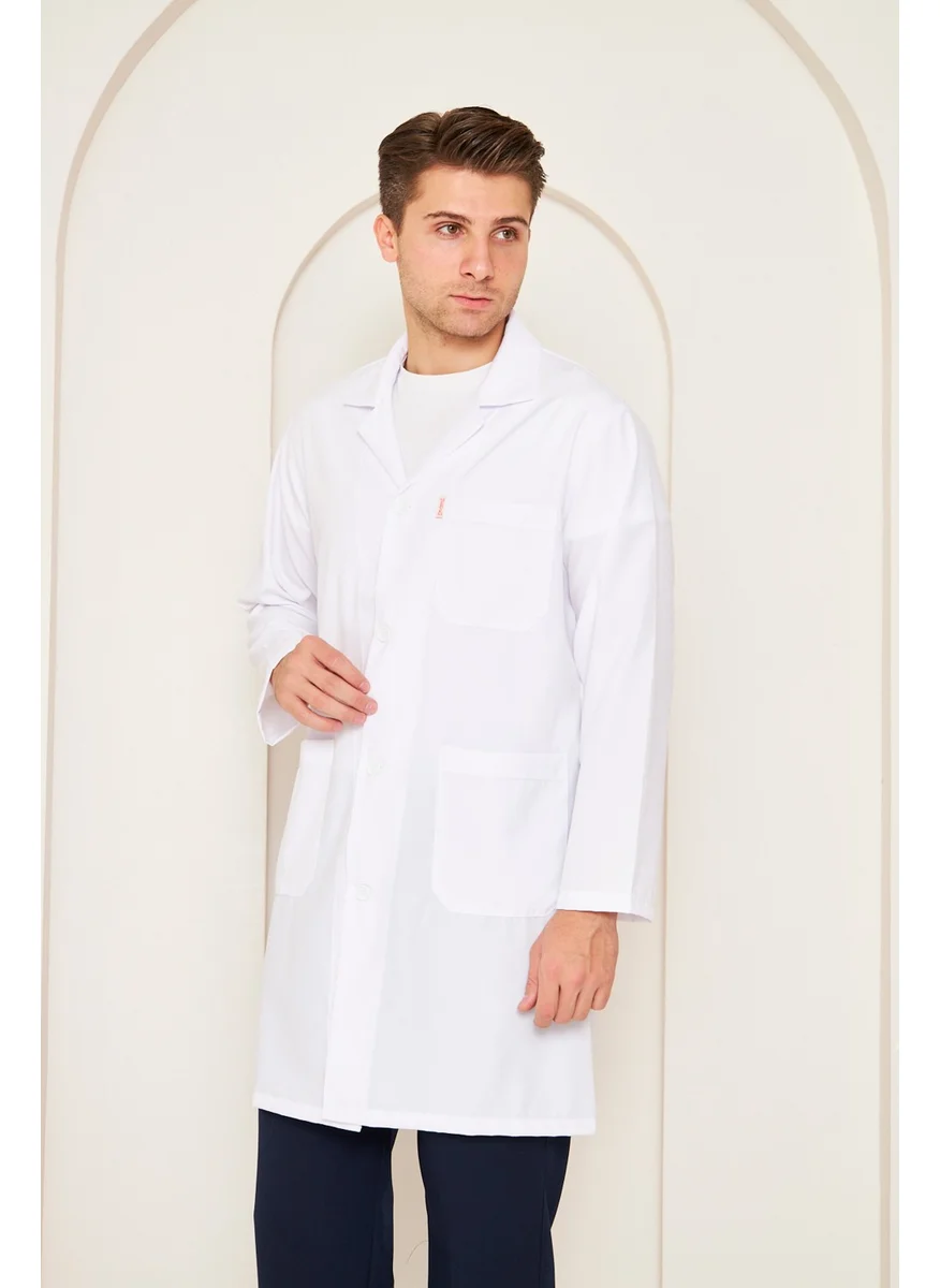 Mervem Long Sleeve Male Student Apron