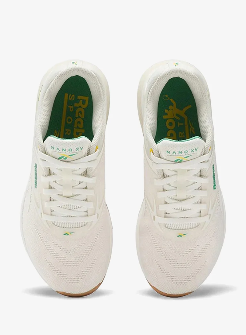 Reebok Chalk/Alabaster/Upgrade Green Reebok Nano X5 Training Women's Shoes for Women | Best Price UAE