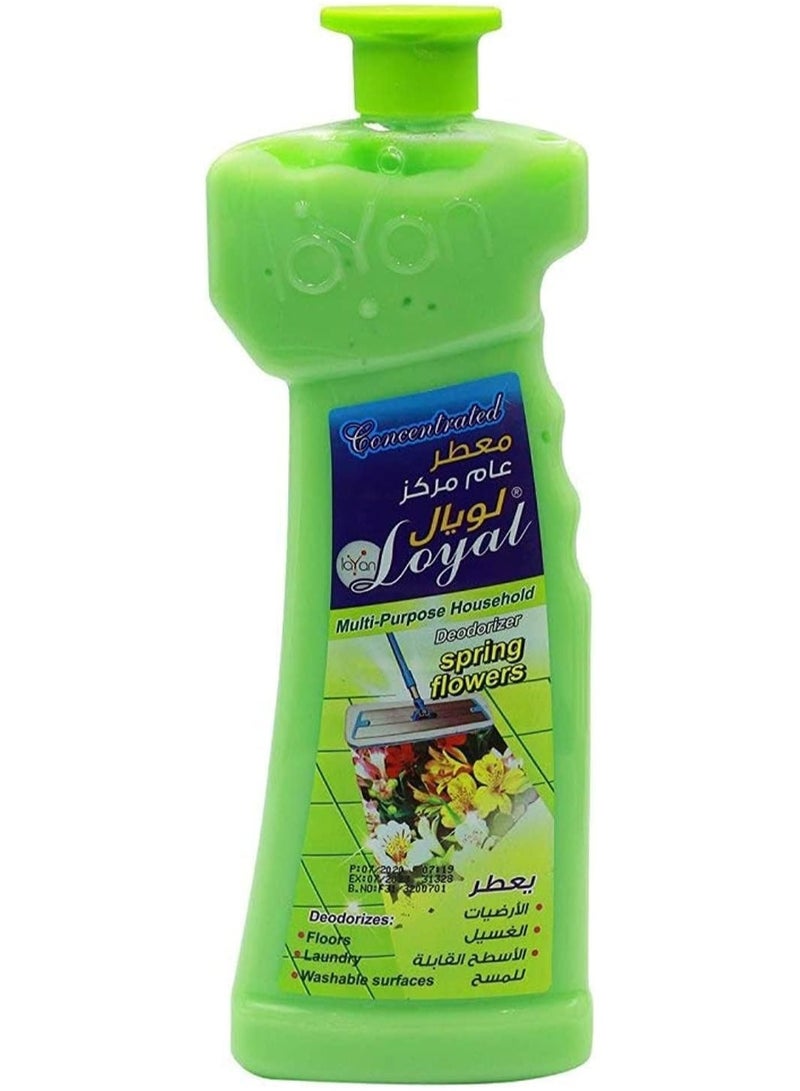 LOYAL Concentrated Household Deodorizer,floor cleaning,Spring Flowers,Green Color - Image 1