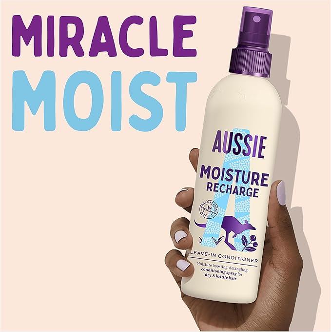 Aussie Miracle Moist Conditioning Spray for Really Thirsty Hair 250 ml - Image 2