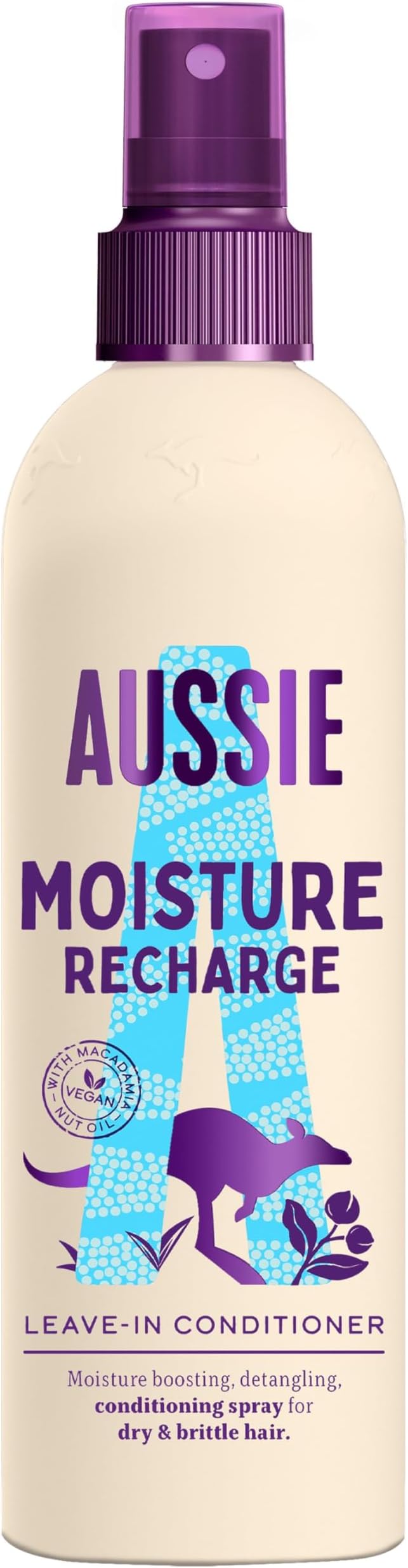 Aussie Miracle Moist Conditioning Spray for Really Thirsty Hair 250 ml - Image 1