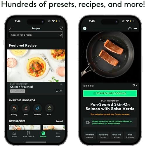 CHEF iQ Sense Smart Wireless Meat Thermometer with 2 Ultra-Thin Probes, Unlimited Range Bluetooth Meat Thermometer, Digital Food Thermometer for Remote Monitoring of BBQ Grill, Oven - Image 5