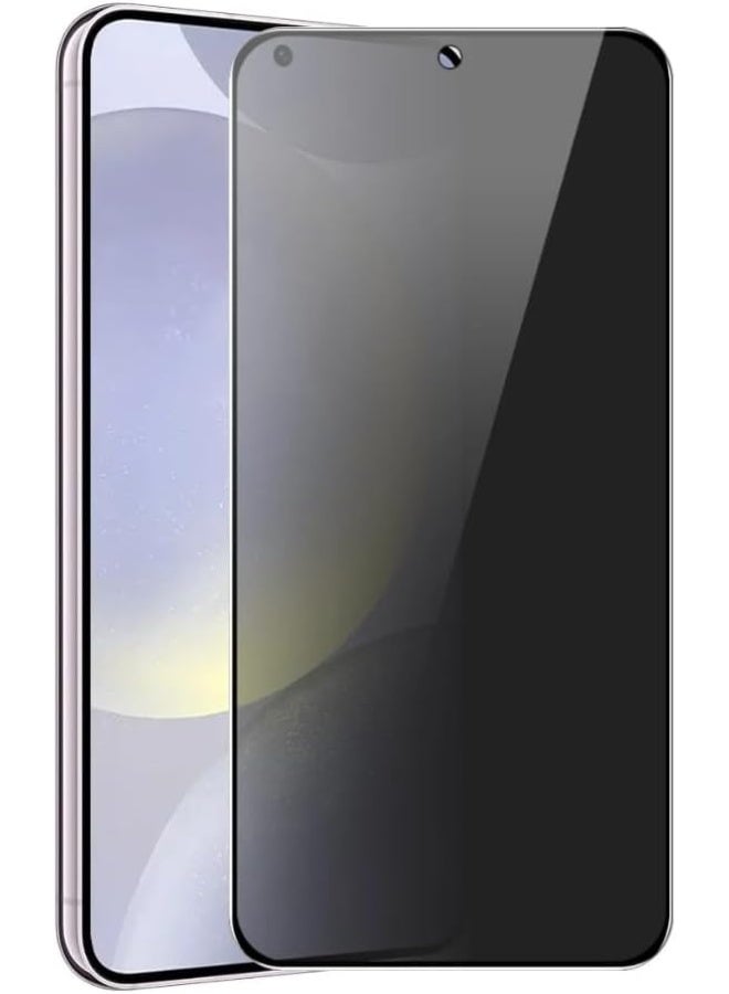 Screen Protector Compatible with Samsung S24 Privacy Screen Protector, 9H Hardness Tempered Glass Privacy Screen Protector,Anti Spy,Anti- Scratch,Bubble Free (Does Not Support Fingerprint) - Image 1