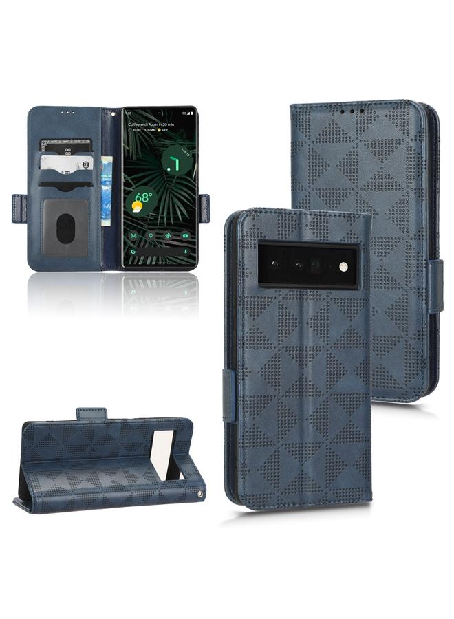 اس-توب جراب هاتف Google Pixel 6 Pro مصنوع من الجلد بتصميم مثلث متماثل - Image 1