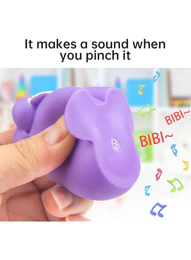 ECVV 7Pcs Baby Bath Toys Toddler Bathtub Toys Water Spraying Floating Animals Shark Fishing Net Multicolor Pvc & Abs Unisex Age 0 3 - Image 4