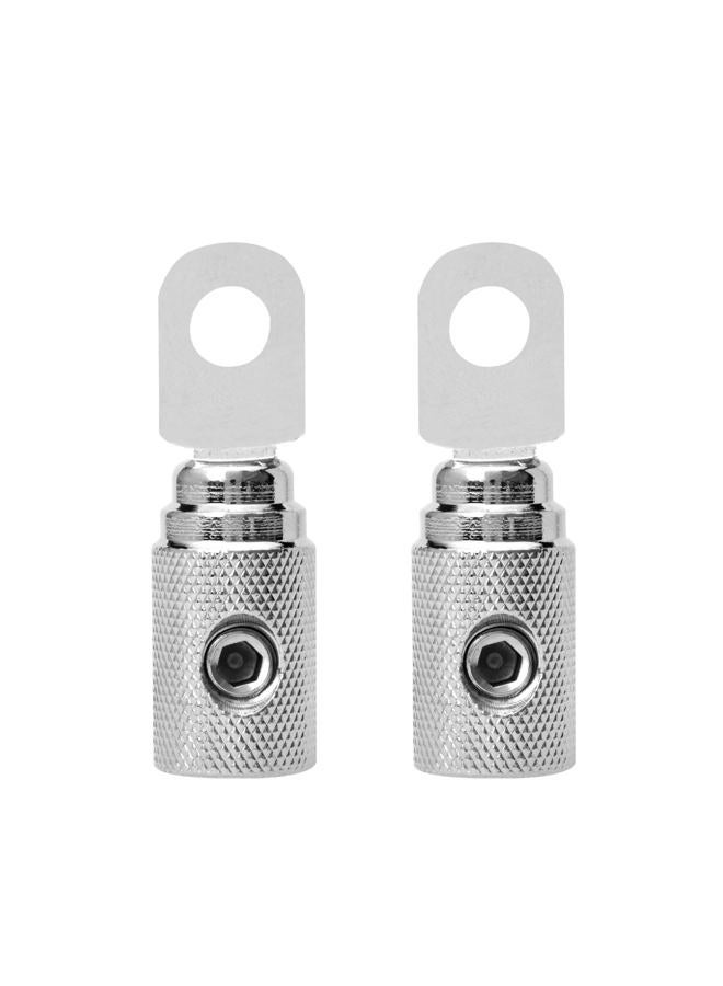 Conext Link RT4N-2 Set Screw Ring Terminal 2 Pack (4 Gauge, Nickel) - Image 1