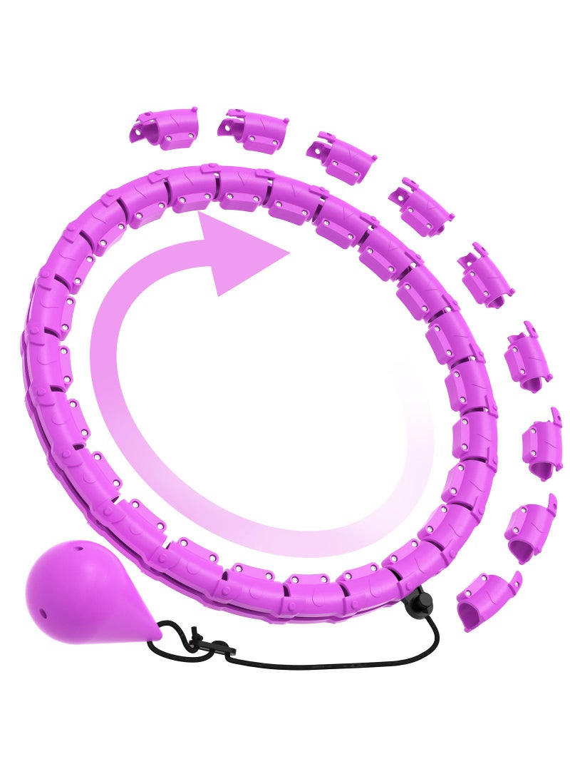 عام الذكية انفصال هولا هوب اللياقة البدنية هولا هوب تقليل البطن حولا هوب مع 360 درجة السيارات الغزل الكرة - Image 1