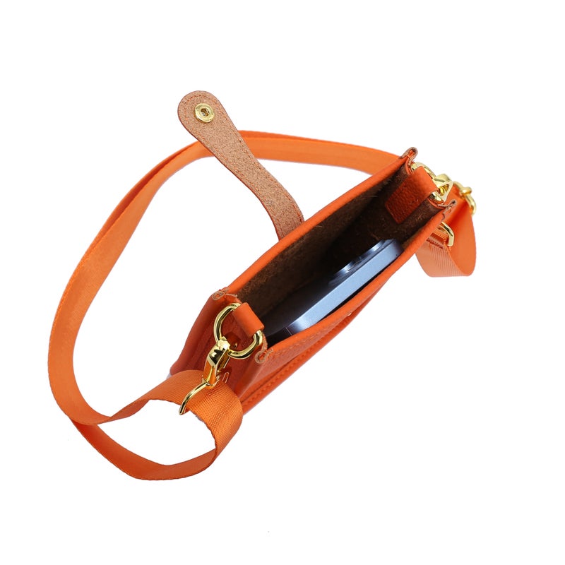 New Mobile Phone Bag Genuine Leather Crossbody Vertical Mobile Phone Bag Fashion Single Shoulder Bucket Bag Coin Purse Mini Pouch - Image 5