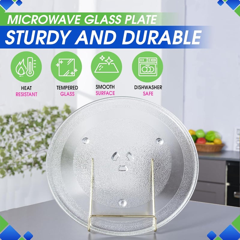 Bagean Microwave Plate Replacement 12.5” for GE WB39X10003 Samsung DE74-20015G Microwave Glass Plate - Rotating Glass Microwave Turntable Plate Oven Spinning Dish Tray For Better Reheating and Cooking - Image 2