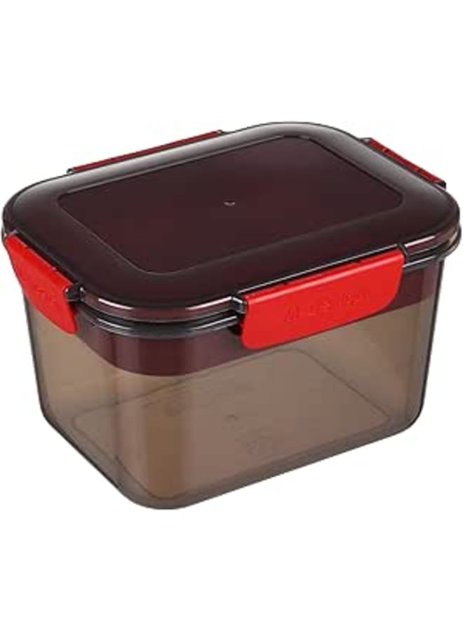 M design lunch box, 2.3 liter - black and red