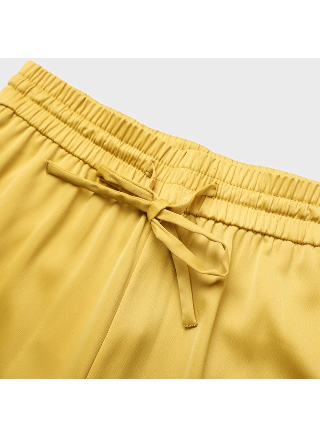 Zara Women's Smooth Comfortable Minimalist Multi-pocket Loose Wide-leg Pants - Image 4