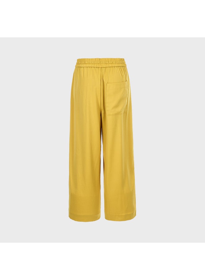 Zara Women's Smooth Comfortable Minimalist Multi-pocket Loose Wide-leg Pants - Image 3