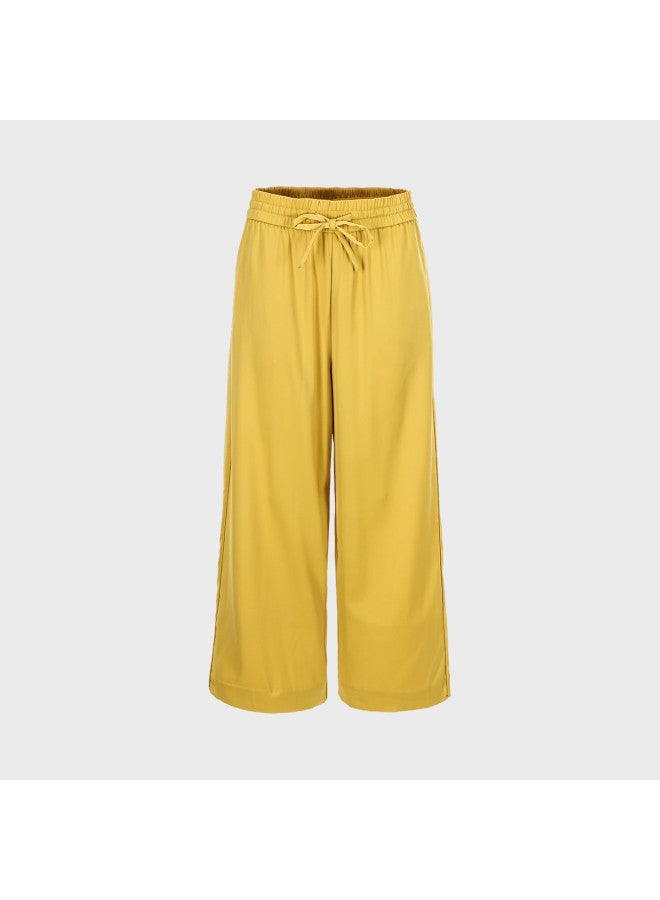 Zara Women's Smooth Comfortable Minimalist Multi-pocket Loose Wide-leg Pants - Image 2