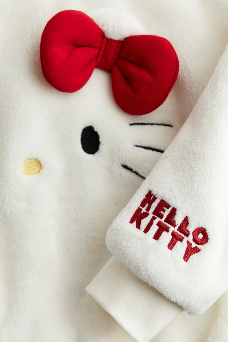 H&M Motif-detail pile sweatshirt