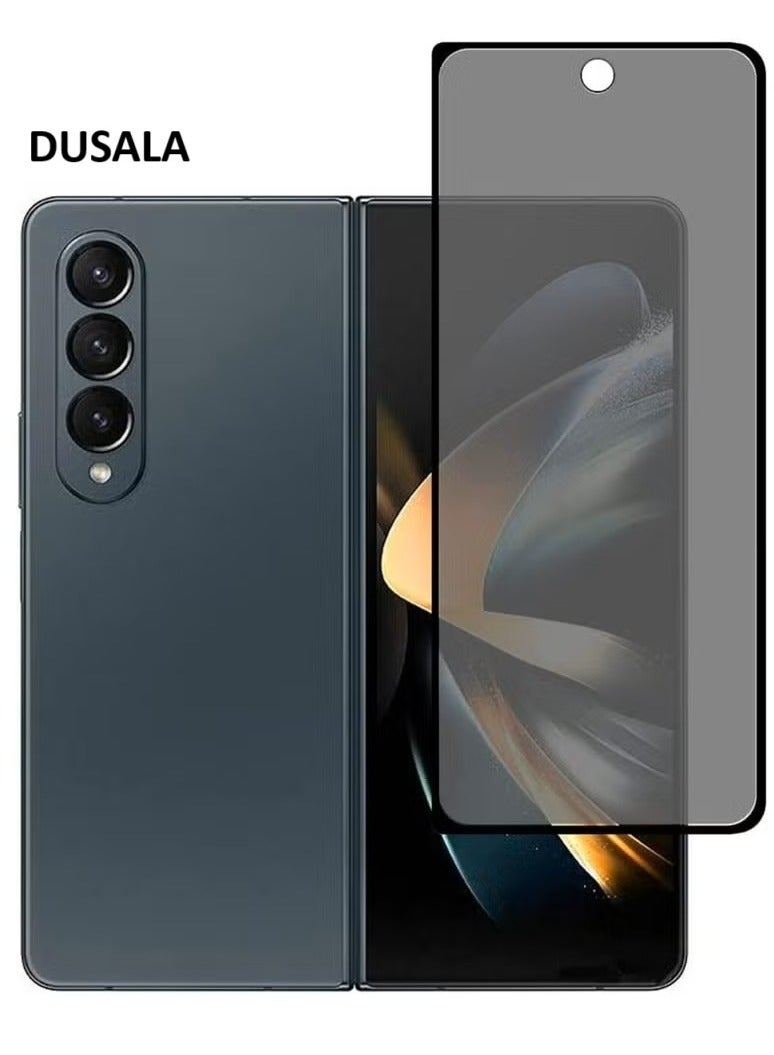 DUSALA Samsung Galaxy Z Fold 4 Front Screen Privacy Screen Protector Anti-Spy Tempered Glass Film 9H Hardness Scratch Resistant Bubble Free Glass Screen Protector for Samsung Galaxy Z Fold 4 - Image 1