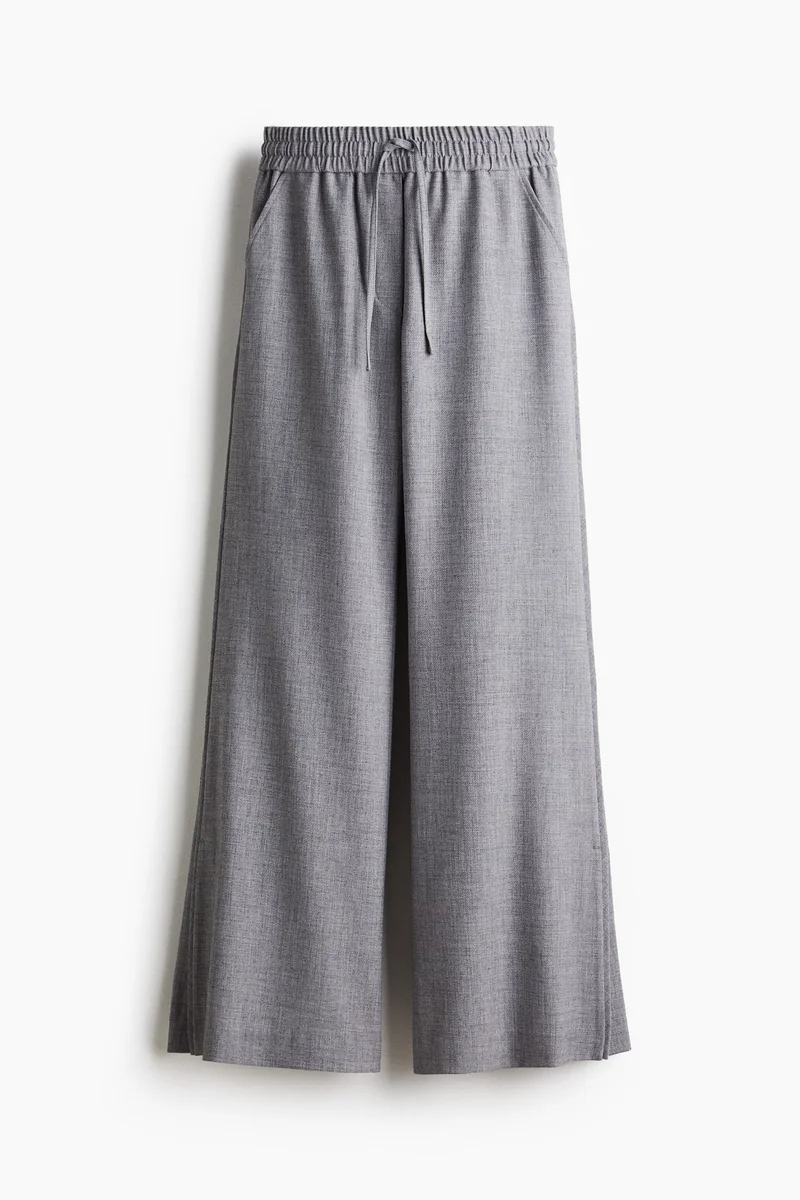 H&M Flared drawstring trousers