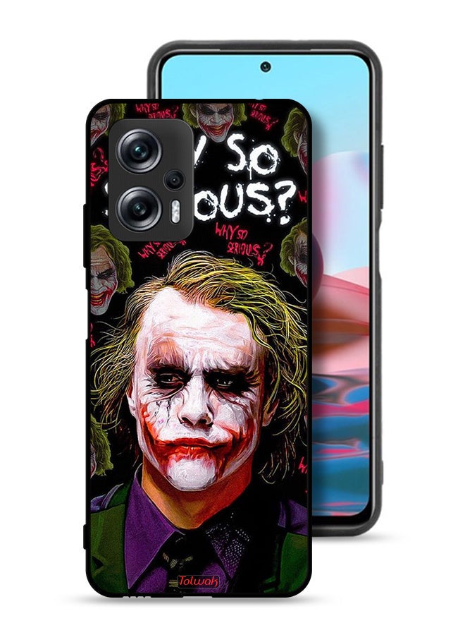 Tolwak Xiaomi Redmi Note 11T Pro Plus 5G Protective Case Cover Why So Serious - Image 1