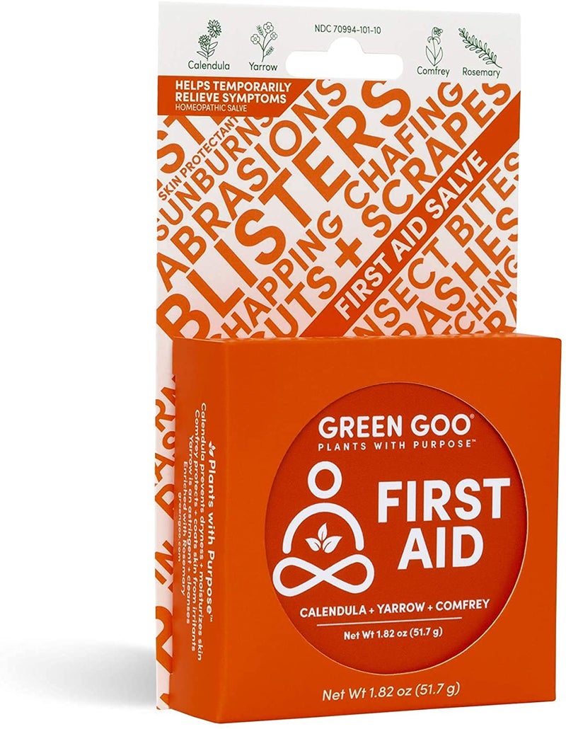 Green Goo Natural Skin Care for Cracked Hands and Feet, White, First Aid, Large Tin, 1.82 Ounce - Image 4
