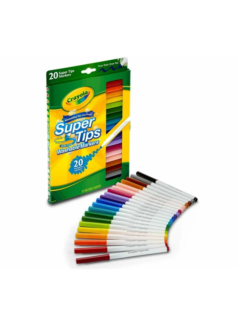 كرايولا Crayola 20 ct. Washable Super Tips Markers