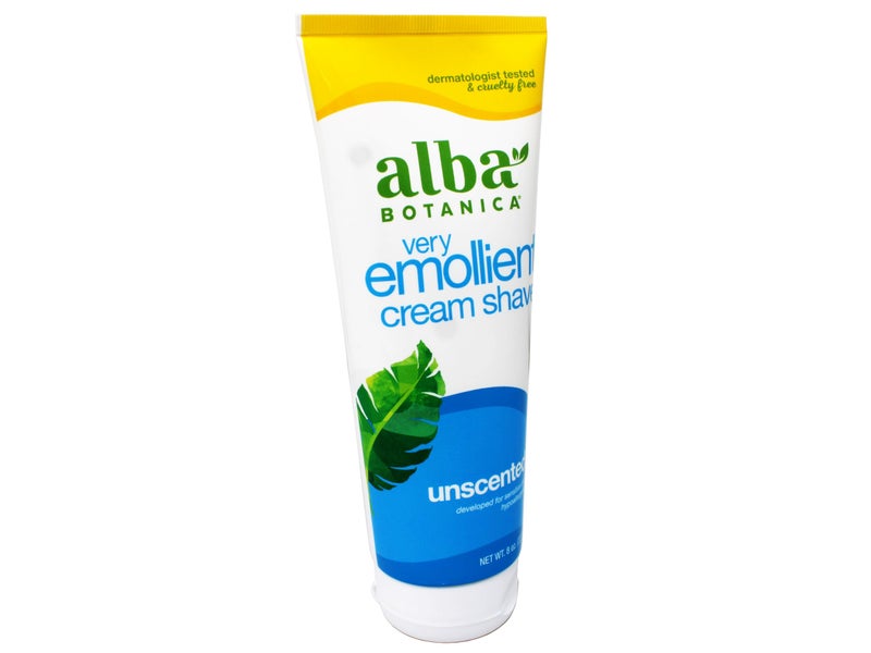 Alba Botanica Very Emollient Cream Shave, Unscented, 8 Oz - Image 2