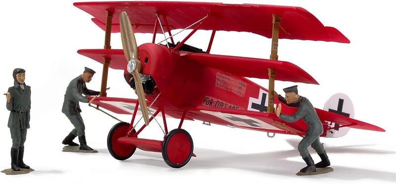 Revell Fokker DR.1 Model Kit - Manfred von Richthofen, 1:28 Scale, Red - Image 3