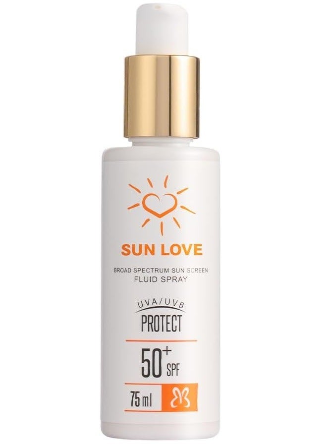 SUN LOVE Sun Screen Fluid Spray 50+Spf 75Ml - Image 1